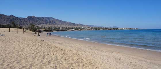 Nuweiba Travel Guide | The sandy beach at Taraben