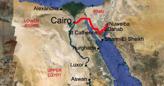 Sinai to Cairo
